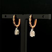 Ohrringe Recarlo Dame in Gold Diamante 0.30 Ct XE 262/BR - XE 262/BR